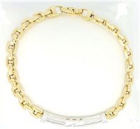 Bracciale Zancan Uomo in Oro Diamante 0.16 Ct EB330GB - EB330GB